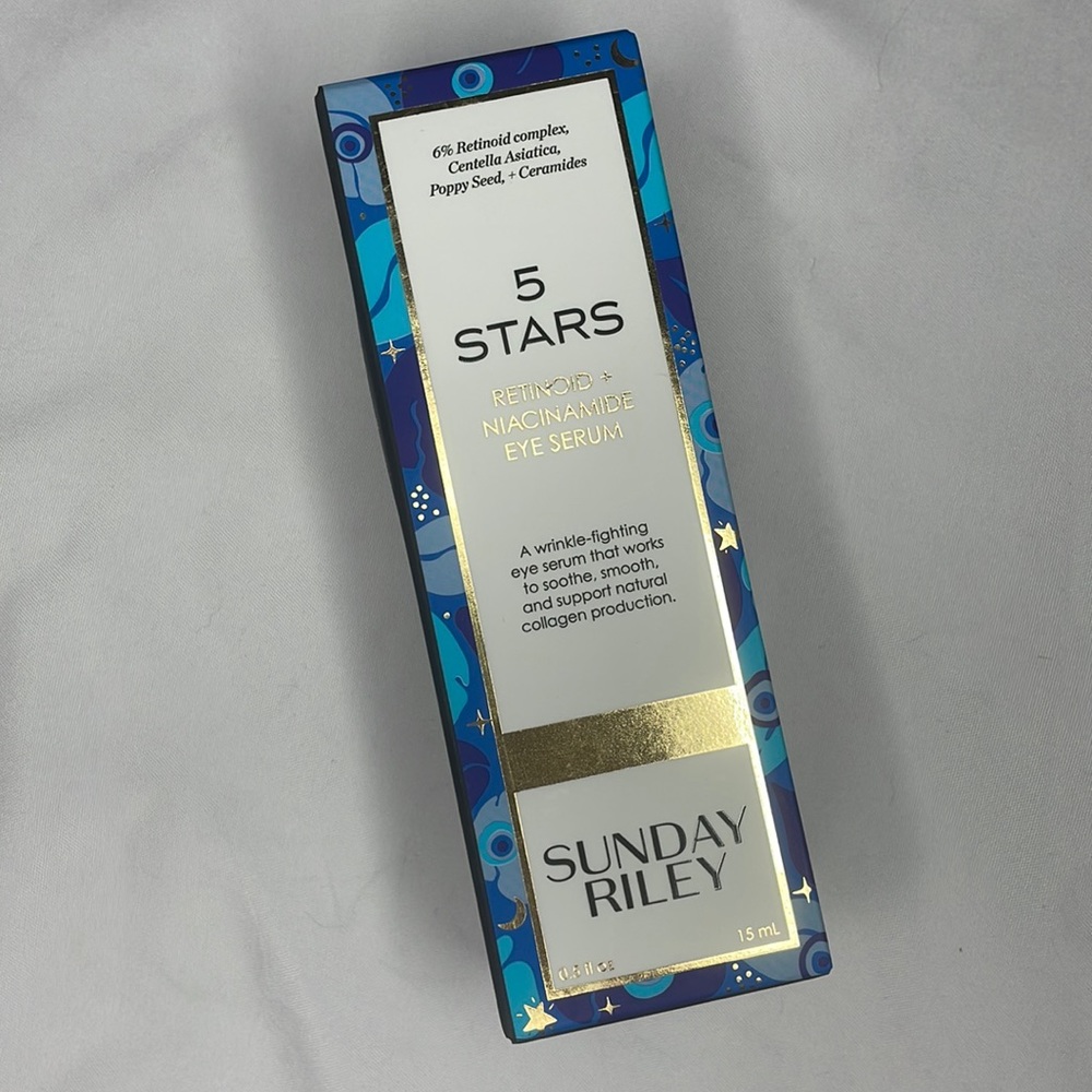 BN Sunday Riley 5 Stars retinoid niacinamide eye serum